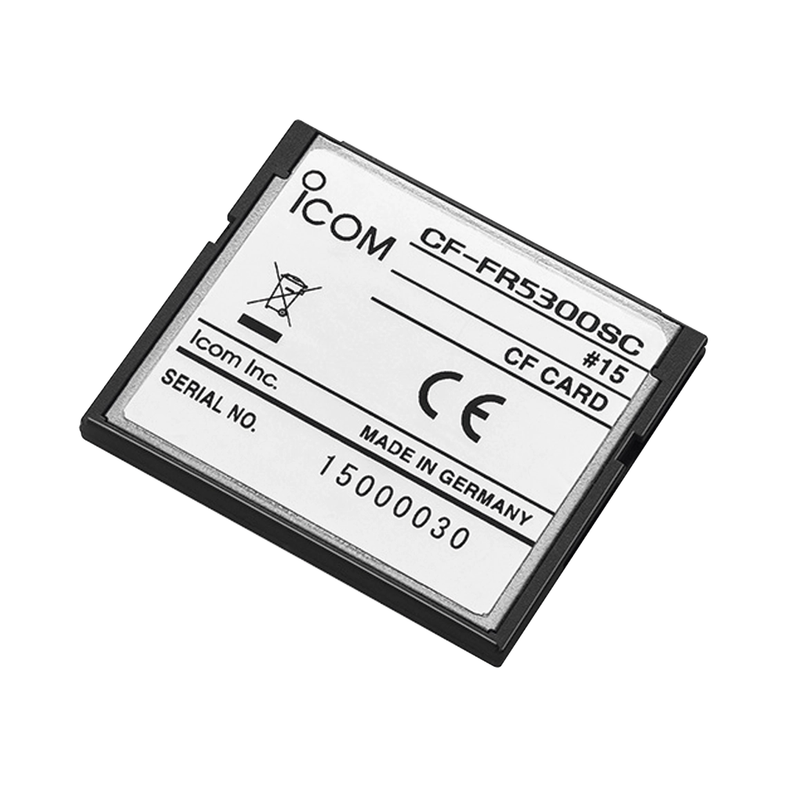 Tarjeta para almacenamiento de registros ICOM CFFR5300SC, para UCFR5300.