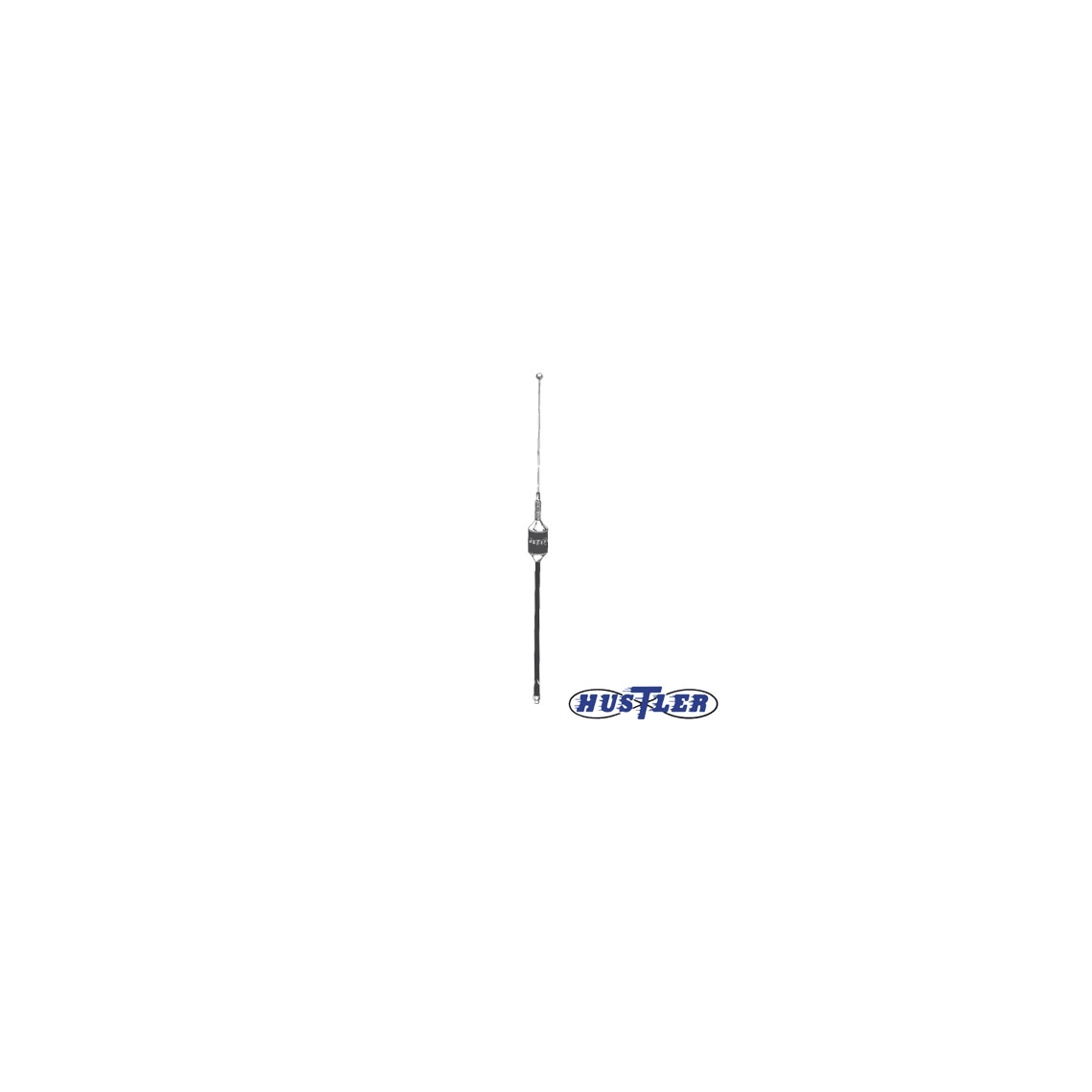 Antena Móvil HUSTLER SCB-S, para  Banda Civil (CB) 26.960 - 27.400 MHz.