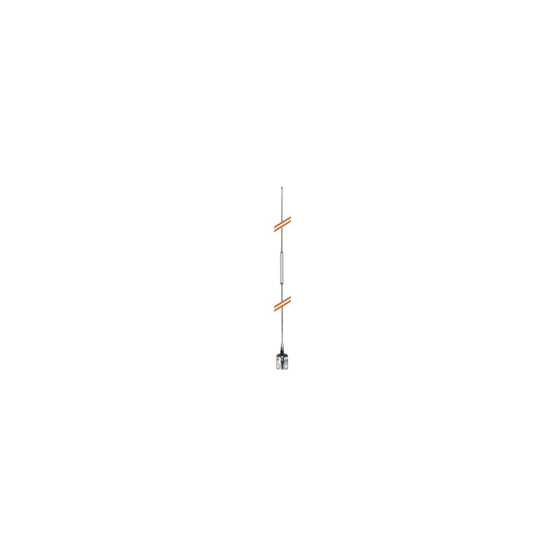 Antena Móvil HUSTLER HQT,  para Rango de Frecuencia de Banda Civil (CB) 26.960 - 27.400 MHz.