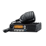 Radio Móvil Analógico ICOM ICF6023H, UHF 400-470 MHz, 50 W de potencia de RF, 128 canales. Incluye micrófono, cable de alimentación y montaje.