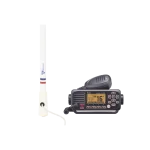 Kit de radio ICOM IC-M220/KIT5206, IC-M220 mas antena marina de fibra de vidrio TX-5206-SYS y soporte para antena 4186.