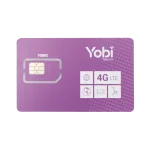 SIM SYSCOM 1GB mensual para dispositivos móviles 3G/4G (YOBI) 1 año de servicio (solo datos) SIM1GBYOBI