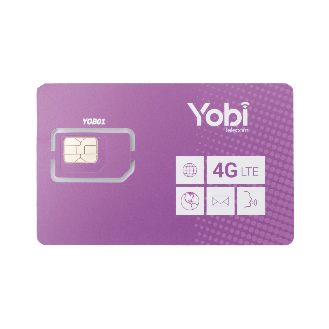 SIM SYSCOM 1GB mensual para dispositivos móviles 3G/4G (YOBI) 1 año de servicio (solo datos) SIM1GBYOBI