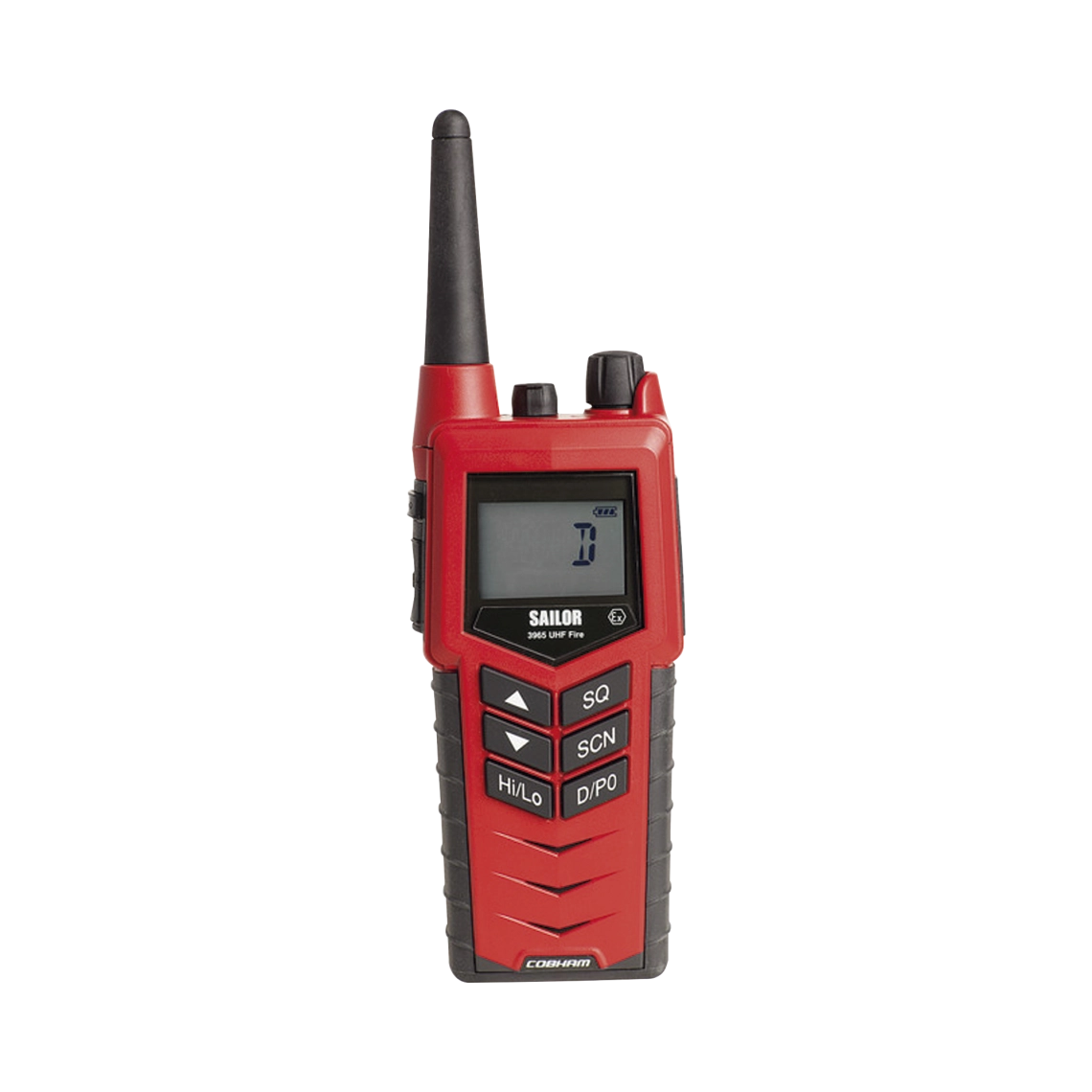 Radio portátil SAILOR 3965 UHF Fire Fighter, intrínsecamente seguro ATEX Class II 2G Ex ib IIB T4 403965A00500