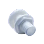 Accesorio pasacascos de plástico de alto impacto, recto de 1-1/8" 60"