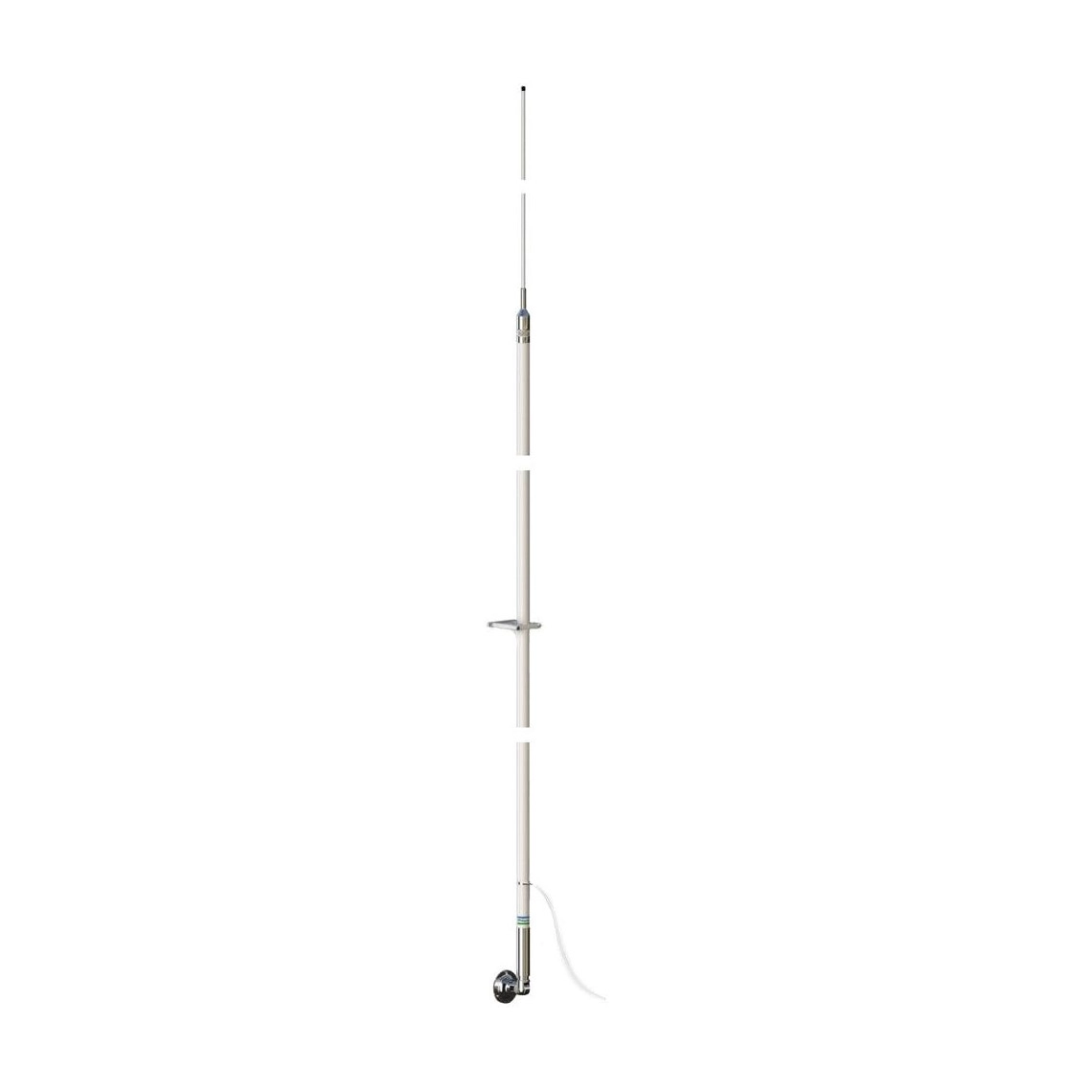 Antena Marina Base SHAKESPEARE 390, Banda HF, 2-30 MHz, Armado en 2 Secciones para Facilidad de Embarque.