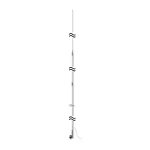 Antena Marina Base SHAKESPEARE 393, Banda HF, 2.-30 MHz, Armado en 3 Secciones para Facilidad de Embarque.
