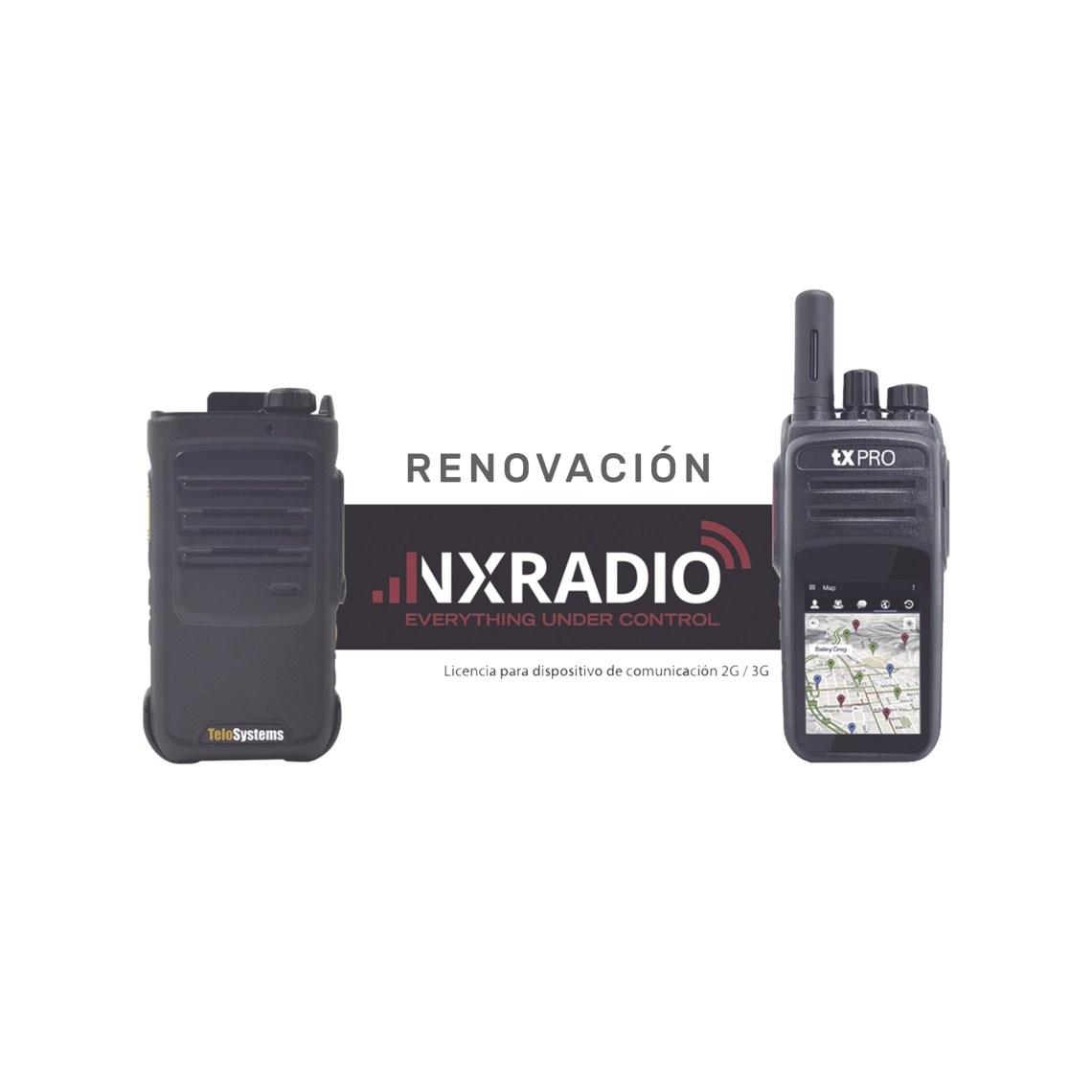 Renovación servicio TXPRO RENOVACIONNXRADIOTERMINAL, NXRADIO Terminal (1 año de servicio).