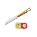 Rollo de cable plano grado marino calibre 10, de 2 conductores (rojo y amarillo) de 100 pies (30.48 m). B7W10T-20-100
