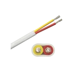 Rollo de cable plano grado marino calibre 12, de 2 conductores (rojo y amarillo) de 100 pies (30.48 m). B7W12T-20-100