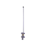Antena base HUSTLER HX10-45070, UHF 450-470 MHz, Fibra de Vidrio, 10 dB de Ganancia, Serie HX para Climas Extremos