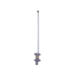 Antena base HUSTLER HD9-490-51, UHF 490-512 MHz, Fibra de Vidrio, 9 dB de Ganancia, Serie HD para Climas Difíciles.