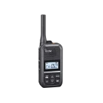 Radio Portátil Analógico ICOM IC-F200, UHF 450-470 MHZ, 2W, 16 canales, ICF200