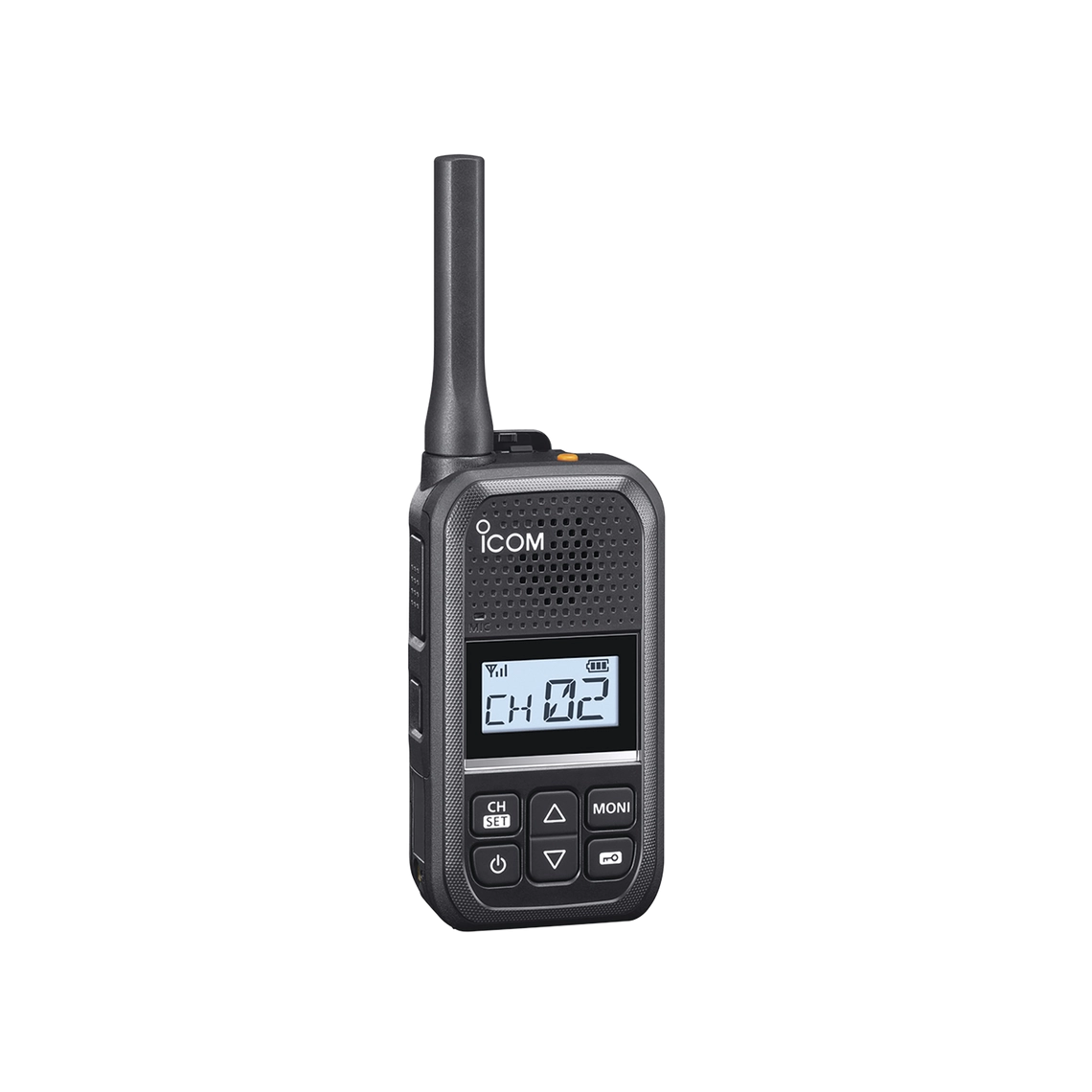 Radio Portátil Analógico ICOM IC-F200, UHF 450-470 MHZ, 2W, 16 canales, ICF200