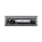 Estéreo marino con conexión Bluetooth, iluminación multicolor variable, con entrada USB KMR-M332BT