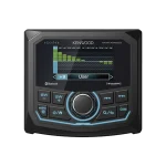 Estéreo marino sumergible IP66, con pantalla de 2.7 pulgadas, conexión Bluetooth, iluminación multicolor variable, con entrada USB KMR-XM500