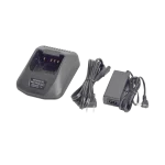 Cargador rápido de escritorio Kenwood KSC-25LS-K, para baterías KNB-24LS, KNB-25A, KNB-26N, KNB-35L, KNB-40L, KNB-40LCV, KNB-55L, KNB-57L, KNB-79LCM, KSC25LSK