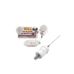 Kit de radio COBRA MRF45D/KIT1600, MRF45D, más antena marina TX-1600-SYS. Incluye cable de 4.5 m con conectores PL-259 instalados y montaje en L