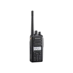 Radio portátil Kenwood NX-3320-K3, UHF 400-520 MHz, 260 Canales, NXDN-DMR-Análogo, GPS, Bluetooth, IP67, 2 Pines. Incluye batería, antena, cargador y clip