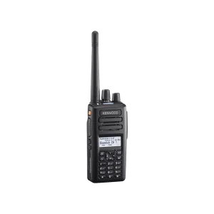 Radio portátil Kenwood NX-3320-K3, UHF 400-520 MHz, 260 Canales, NXDN-DMR-Análogo, GPS, Bluetooth, IP67, 2 Pines. Incluye batería, antena, cargador y clip