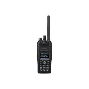 Radio portátil Kenwood NX-5300-K6, UHF 380-470 MHz, 5 W, display a color, bluetooth, GPS, 1024 canales. Incluye batería, antena, cargador y clip, NX5300K6