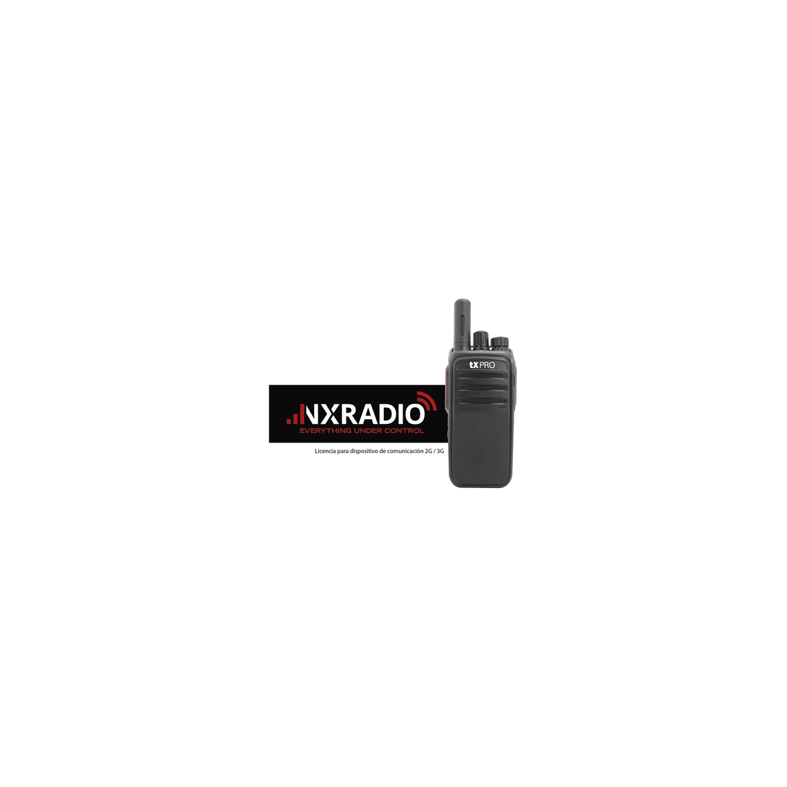 Plataforma de radiocomunicación TXPRO NXRADIOTERMINAL, Profesional para Terminales TE390/TXR58A/TXR50A (Licenciamiento anual).