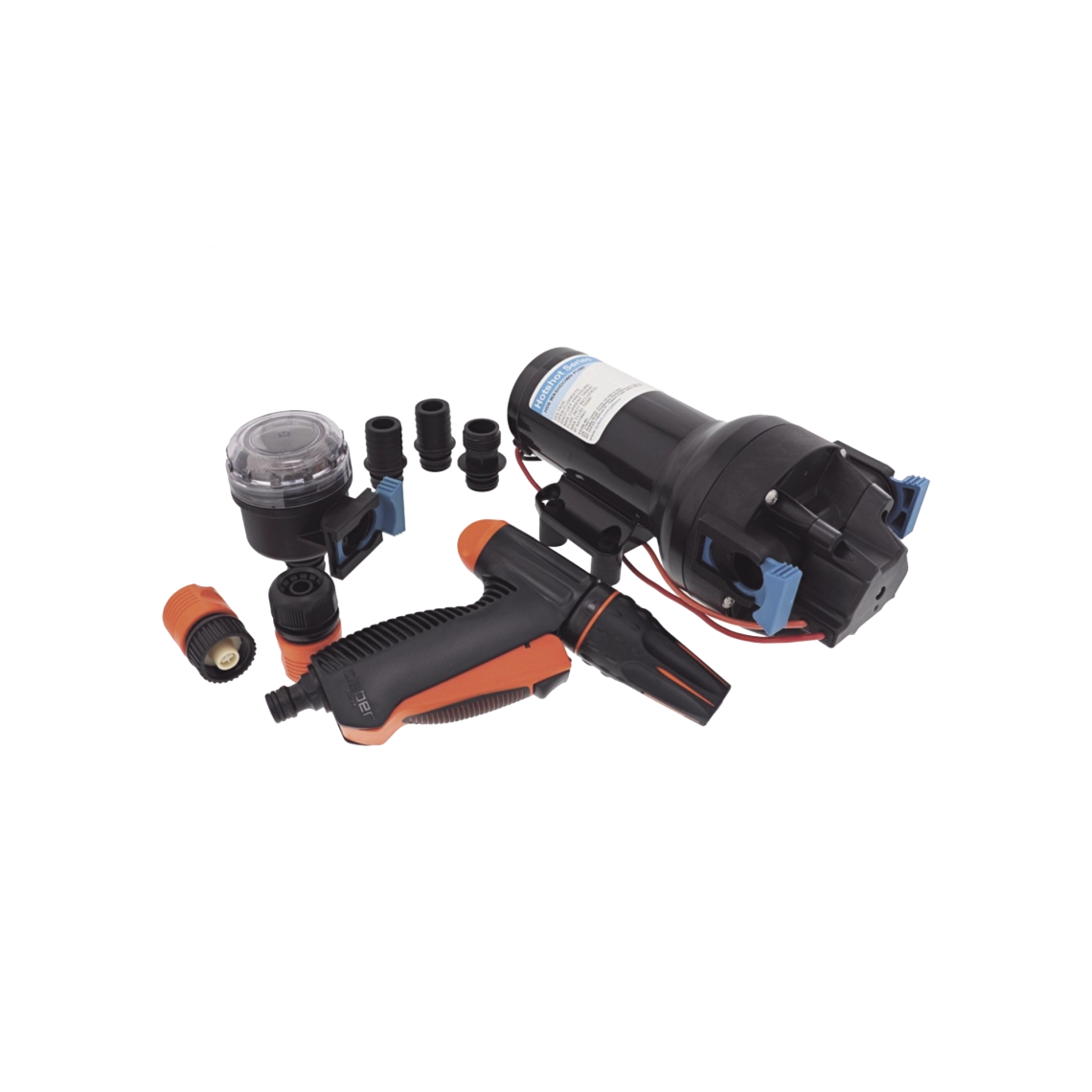 Bomba de diafragma controlada por presión para trabajos pesados ??HotShot Wash Down de 12 Vcd P501J-119N-3A
