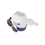 Bomba sumergible de achique automatizada de 800 galones por hora, para conexión de 12 Volts de corriente directa. RM800B