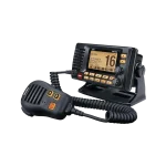 Radio Móvil Marino VHF UNIDEN UM725GBK, color negro con receptor de GPS integrado, puerto de conexión NMEA 2000, 25W de potencia de RF, sumergible IPX8